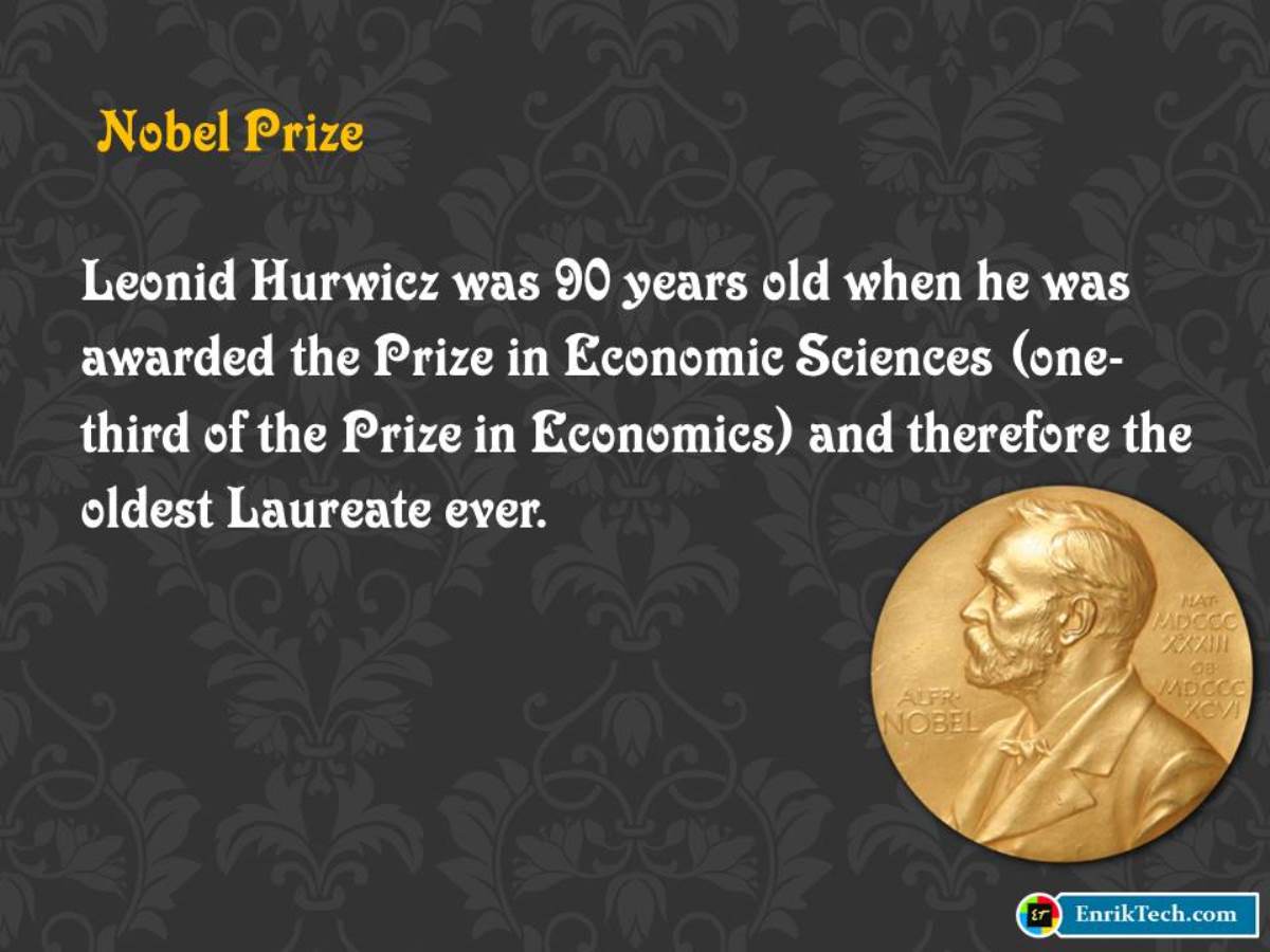 Nobel Prize - Interesting Facts - Enriktech