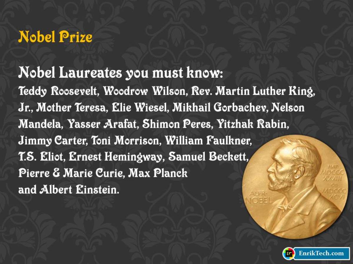 Nobel Prize - Interesting Facts - Enriktech