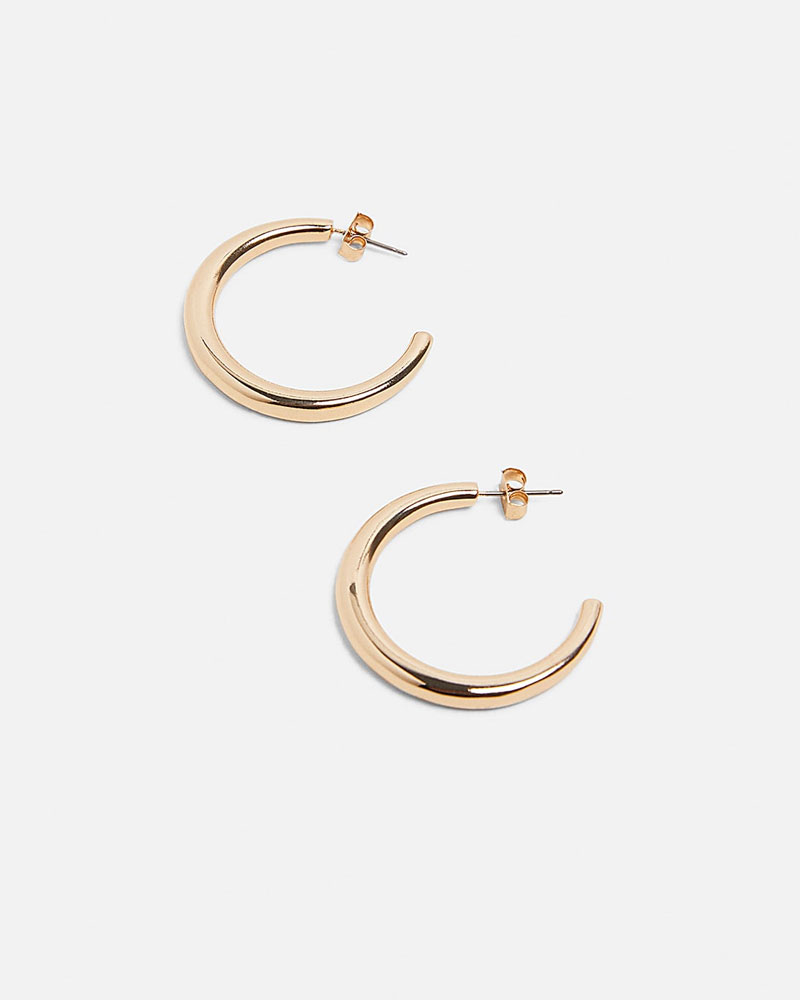 Buy Half Moon With Stars Earrings, Crescent Studs, 9K 14K 18K Solid Gold,  Women's Gift, Celestial Jewelry Online in India - Etsy